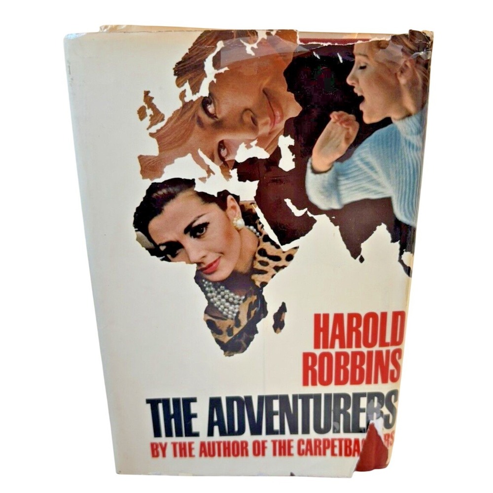 1966 Second printing Harold Robbins The Adventurers Novel Collectible Book‎